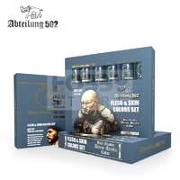 Abteilung 502 Abteilung 502 - Dense Paint - FLESH AND SKIN COLORS SET - sűrű akrilfesték szett 6X20ml ABT1161