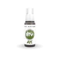 AK Interactive AK-Interactive - Acrylics 3rd generation S.C.C. No.1A Very Dark Brown - akrilfesték AK11384