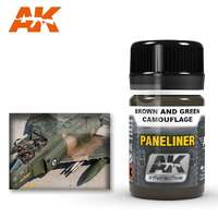 AK Interactive AK-Interactive PANELINER FOR BROWN AND GREEN CAMOUFLAGE 35 ml AK676