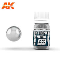 AK Interactive AK-Interactive XTREME METAL WHITE ALUMINIUM festék 30 ml AK478