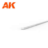 AK Interactive AK-Interactive - Strips 0.30 x 0.50 x 350mm – STYRENE STRIP – (10 units) - Téglalap alakú sztirol profil AK6501