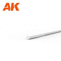 AK Interactive AK-Interactive - Rod 0.50 diameter x 350mm – STYRENE ROD – (10 units) - Rúd alakú sztirol profil AK6536