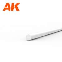 AK Interactive AK-Interactive - Rod 0.75 diameter x 350mm – STYRENE ROD – (10 units) - Rúd alakú sztirol profil AK6537