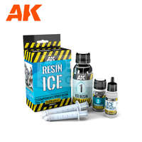 AK Interactive AK-Interactive RESIN ICE (Kétkomponensű jéghatású epoxy gyanta ) 100 ml AK8012