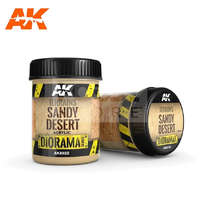 AK Interactive AK-Interactive TERRAINS SANDY DESERT (Sivatagi homok textúra) 250 ml AK8022