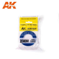 AK Interactive AK-Interactive hajlítható maszkoló szalag 2 mm-18m (MASKING TAPE FOR CURVES 2MM) AK9182