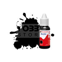 Humbrol Humbrol No 21 Black - Gloss - 14ml akrilfesték DB0021
