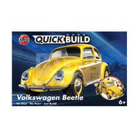 Airfix Airfix - QUICKBUILD VW Beetle yellow autó makett (J6023)