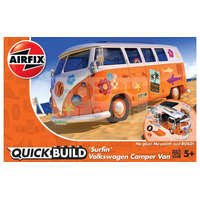 Airfix Airfix - QUICKBUILD VW Camper Van &#039;Surfin&#039; autó makett (J6023)