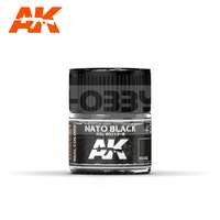 AK Interactive AK-Interactive Real Color - festék - NATO BLACK RAL 9021-F9 - RC082