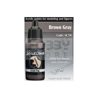 SCALE75 Scale75 - SCALECOLOR Range - BROWN GREY akrilfesték 17ml SC-59