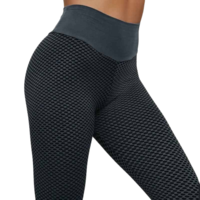Női alakformáló leggings fekete – L