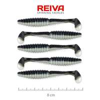 Reiva Reiva Zander Power Shad 8cm 5db/cs (Fekete Ezüst)
