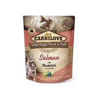 Carnilove Carnilove Dog Puppy tasakos Paté Salmon with Blueberries - Lazac áfonyával 300g HU