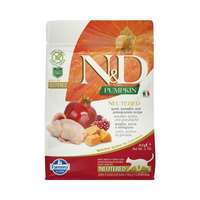 N&D N&D Cat Grain Free Pumpkin fürj ivatalanított 300g