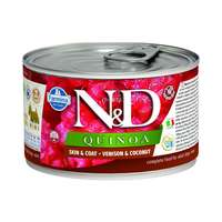 N&D N&D Dog Quinoa konzerv szarvas&kókusz adult mini 140g