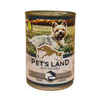 Pet s Land Pet s Land Dog Konzerv Sertés-Hal körtével 415g
