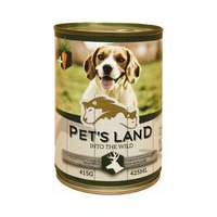 Pet s Land Pet s Land Dog Konzerv Vadhús répával 415g