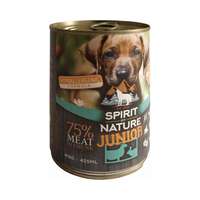 Nature Spirit of Nature Dog konzerv Junior Bárányhússal és nyúlhússal 415gr