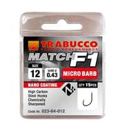 Trabucco Trabucco F1 Match mikro szakállas horog 12 15db