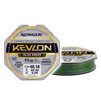 KONGER Konger kevlon olive green x4 0.16/10m