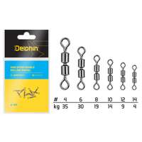 DELPHIN Hi speed double rolling swivel A-04 - BN/6