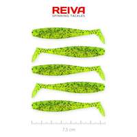 REIVA Flat Minnow shad 7,5cm 5db/cs (Poppy green)