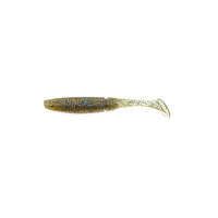 Bullfishing HiKi(Bull Tackle) - Killbash gumicsali - 10 darab/csomag méret: 70 mm súly: 2.8 g Barna-kékflitter