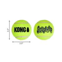 KONG KONG Squeakair Ultra Balls Teniszlabda Kutyajáték 3db M