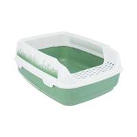 Trixie Trixie Macska WC Delio Peremmel, 38 × 20 × 50 cm Mintás, Zöld/Fehér