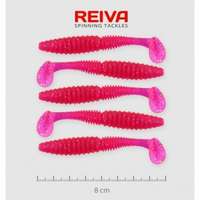 Reiva Reiva Zander Power Shad 8cm 5db/cs /Pink-Flitter/ (9901-805)