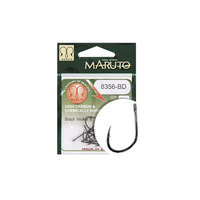 Maruto MARUTO HOROG 8356-BD CARP HOOKS BARBED FORGED STRAIGHT EYE HC BLACK NICKEL 8