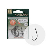 Maruto MARUTO HOROG 8714BL CARP HOOKS HC T.D.E.5° BARBLESS BLACK NICKEL 10