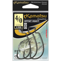 KAMATSU Kamatsu kamatsu offset heavy 4/0 black nickel ringed
