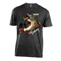 JAXON Jaxon t-shirt black nature pike xl póló