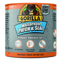 GorillaGlue Gorilla WATERPROOF PATCH & SEAL TAPE CLEAR átlátszó 2,4 m x 100mm Vízálló Foltozó/Tömítő Ragasztószalag