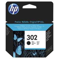 HP 302 Bk (F6U66AE) festékpatron, fekete, eredeti