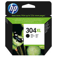 HP 304XL Bk (N9K08AE) festékpatron, fekete, nagy kapacitású, eredeti