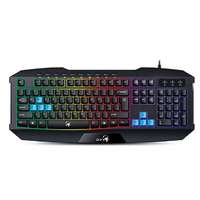 Genius Scorpion K215 Illuminated USB HUN fekete gamer billentyűzet