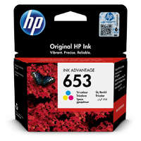 HP 653 (3YM74AE) festékpatron, színes, eredeti