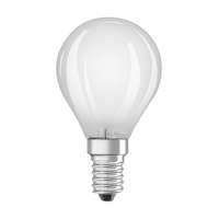 Osram LED izzó, E14, mini gömb (G45), 4 W, 470 lm, meleg fehér (2700 K), E, 3 db-os csomag