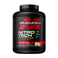 MuscleTech MuscleTech Nitro-Tech 100% Whey Gold - Fehérje keverék (2,27 kg, Francia Vaníliakrém)