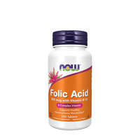Now Foods Now Foods Folsav 800mcg + 25mcg B-vitamin - Folic Acid with B-12 (250 Tabletta)