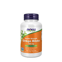 Now Foods Now Foods Ginkgo Biloba, Double Strength 120 mg - Erős Páfrányfenyő kivonat (100 Veg Kapszula)