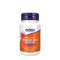 Now Foods Now Foods D-vitamin 5000 NE (120 Lágykapszula)
