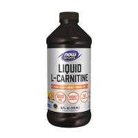 Now Foods Now Foods Folyékony L-karnitin - L-Carnitine Liquid 1000 mg (473 ml, Citrus)