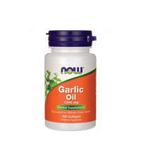 Now Foods Now Foods Garlic Oil 1500 mg - Fokhagyma Olaj Kapszula (100 Lágykapszula)