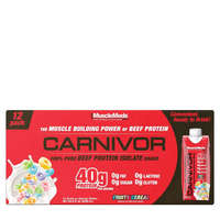 MuscleMeds MuscleMeds Carnivor RTD - Marhafehérje Shake (12 Csomag, Fruity Cereal)