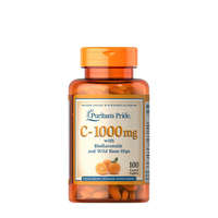 Puritan's Pride Puritan&#039;s Pride C-vitamin 1000 mg kapszula Csipkebogyóval és Bioflavonoidokkal (100 Kapszula)
