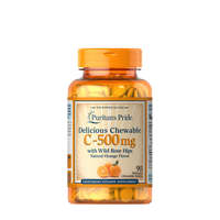 Puritan's Pride Puritan&#039;s Pride C-vitamin 500 mg rágótabletta Csipkebogyóval (90 Rágótabletta)
